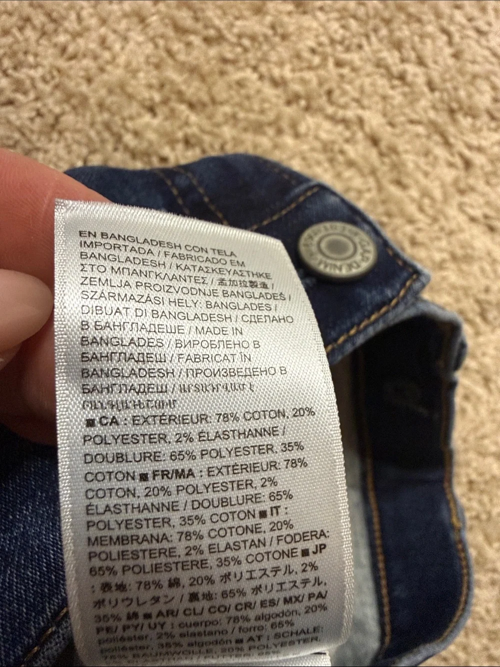 GAP Kids Indigo Blue Stretch Denim Jeans